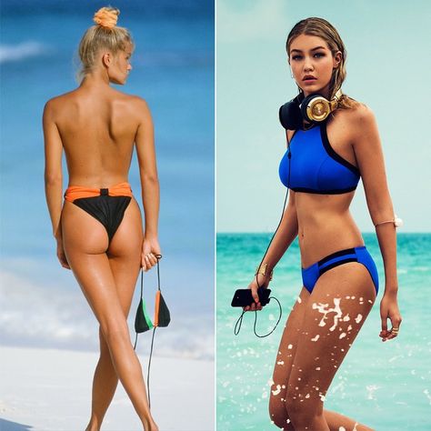 3 Photos of Yolanda Hadid in a Swimsuit That Look Just Like Gigi Yolanda Hadid Young, Yolanda Hadid Modeling, Gigi Hadid Sports Illustrated, Yolanda Foster Style, Audrey Hepburn Pixie, Yolanda Foster, Gigi Hadid Looks, Yolanda Hadid, Bella Gigi Hadid