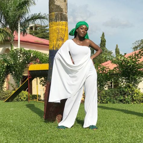 Happy Independence Day Nigeria🇳🇬🇳🇬 • Here’s to sane and better years ahead... KARYN MONO-STRAP JUMPSUIT💫✨ • Independence Day Photoshoot Ideas, Independence Day Photoshoot, Nigerian Independence Day, Happy Independence Day Nigeria, Nigeria Independence Day, Nigerian Independence, Nigeria Independence, Nigerian Fashion, Straps Jumpsuit