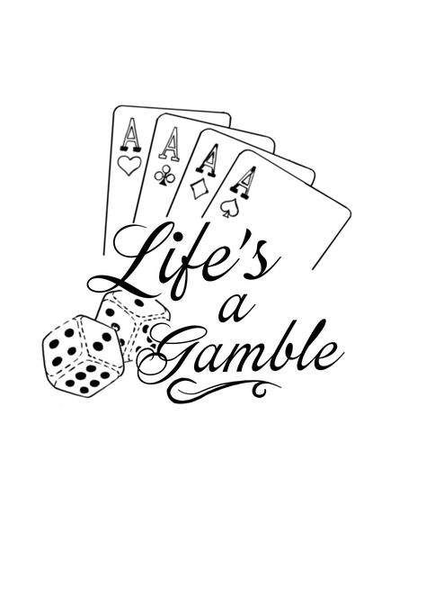 Life’s A Gamble Tattoo Design Stencil, Life’s A Gamble Tattoo Arm, Roulette Table Tattoo Design, Lifes A Gamble Tattoo Stencils, Life Is A Gamble Tattoo Ideas, Life’s A Gamble Tattoo Design, Life Is A Gamble Tattoo Design, Life's A Gamble Tattoo, Lifes A Gamble Tattoos