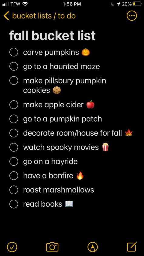 Things To Do During Halloween Season, Fun Things To Do During Spooky Season, Stuff To Do For Halloween, Halloween Todo List, Fall Aesthetic Bucket List, Autumn Aesthetic Activities, Stuff To Do On Halloween, Fun Things To Do On Halloween, Fall Date Ideas Aesthetic