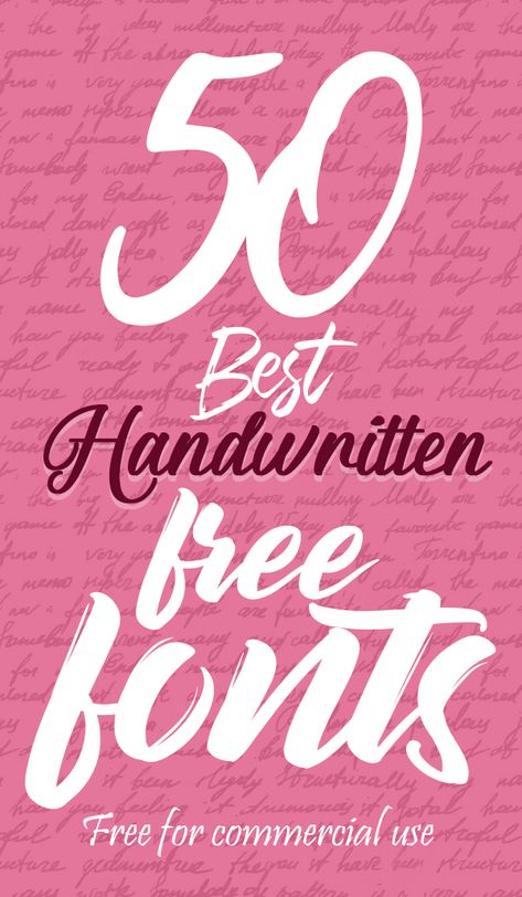 40 Best Free Handwritten Fonts for Designers Best Free Handwritten Fonts, Handwritten Fonts Alphabet, Kombinasi Font, Free Fonts For Commercial Use, Fonts Graphic Design, Fonts For Commercial Use, Font Love, Free Fonts For Cricut, Fonts Handwriting Alphabet