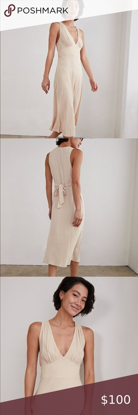 Aritzia Wilfred Orchestra Dress Aritzia Orchestra Dress, Orchestra Dress, Summer Brunch, Aritzia Dresses, Aritzia Wilfred, Flowy Skirt, Plunging Neckline, Flower Pattern, Orchestra