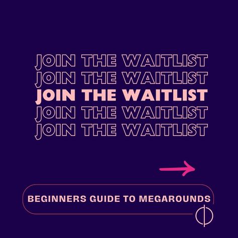 FOUNDERS MEMBERSHIP waitlist is live! 💜 Head to megarounds.com & sign up Memberships are limited, first come - first serve and save you money! See ya on the Mega & Versa this fall! 💜✨💜💪🏼 See Ya, Save Your Money, First They Came, Beginners Guide, Save You, Save Yourself, Sign Up, Money, Signs