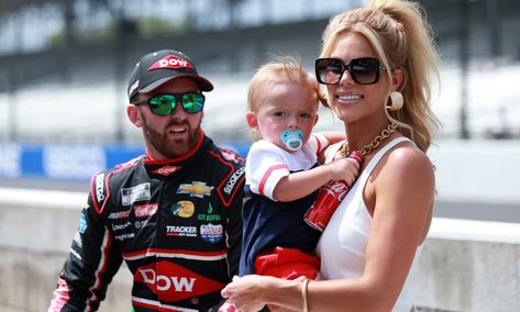 NASCAR: Austin Dillon’s son adorably lost pacifier in car at Daytona Austin Dillon, Race Car Driving, Baby Girl Name, Nascar Driver, Kids Climbing, Girl Name, Car Driving, Nascar Drivers, Crew Members