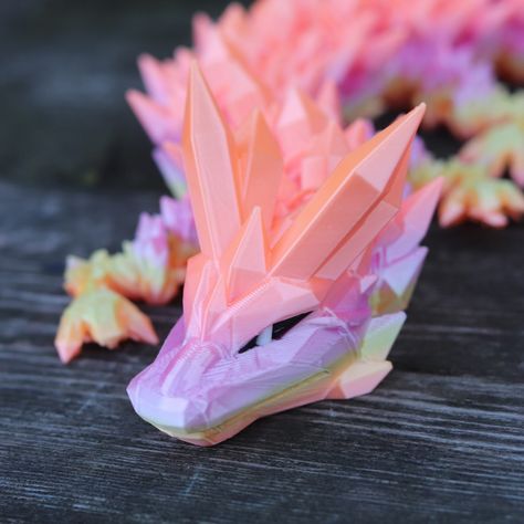 3d Printed Dragon, Dragon Ideas, 3d Printing Art, List Ideas, Quirky Gifts, Snakes, 3d Print, Christmas List, 3d Printed