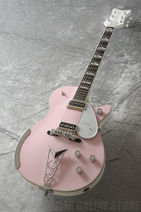 Girly Guitar Aesthetic, Pretty Electric Guitar, Pink Electric Guitar, Pink Guitar, Guitar Exercises, Pink Music, Electric Guitar Design, Guitar Obsession, Guitar Photography