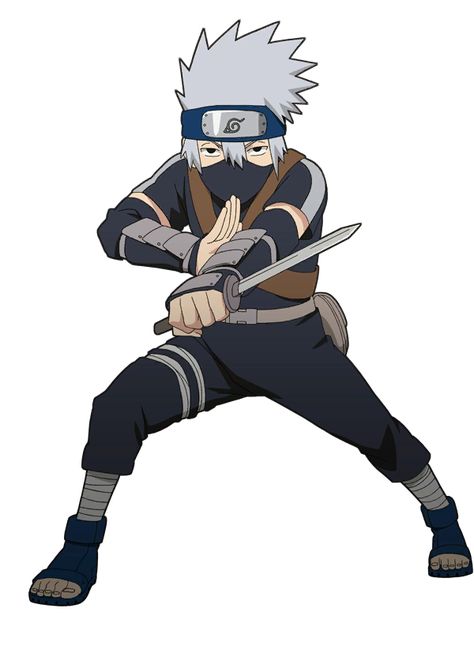 Kid Kakashi render [Ninja Storm Generations] by maxiuchiha22 on DeviantArt Naruto Tumblr, Kid Kakashi, Kakashi Anbu, Kakashi Hokage, Naruto Painting, Naruto Team 7, Naruto Teams, Manga Naruto, Kakashi Sensei