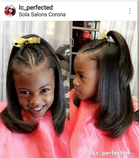 Lay Lay, Black Kids Braids Hairstyles, Pressed Natural Hair, Silk Press Natural Hair, Kid Hairstyles, Kid Hair, Lil Girl Hairstyles, Kids Curly Hairstyles, Kid Braid Styles