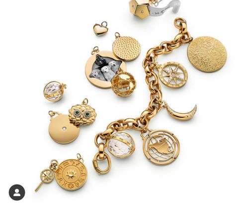 start a beautiful charm bracelet for Mom #mothersdaygifts #charmbracelet Delicate Gold Bracelet, Telling Your Story, Personalized Charm Necklace, Custom Charm Bracelet, Monica Rich Kosann, Custom Charm Necklaces, Locket Bracelet, Charms Bracelets, Clover Charm