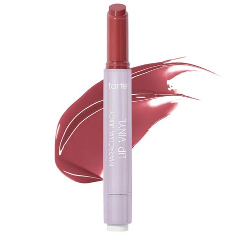 maracuja juicy lip vinyl - tarte | Sephora Tarte Maracuja Juicy Lip, Tarte Lip, Tarte Cosmetics, Juicy Lips, Lip Paint, Plumping Lip Gloss, Tarte Makeup, How To Line Lips, Wet Look