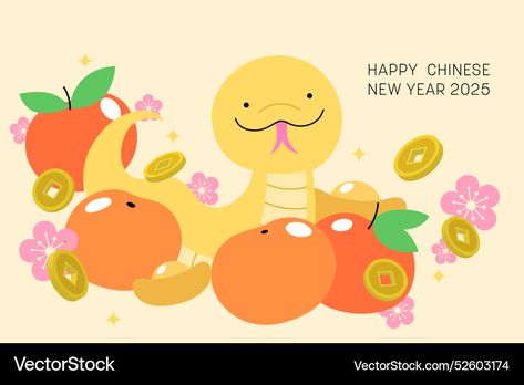 Chinese New Year 2025 Snake Design, Chinese New Year 2025, Chinese New Year Snake, Lunar New Year Background, Lunar New Year Illustration, Chinese New Year Illustration, Chinese New Year Wishes, Chinese New Year Poster, Snake Illustration