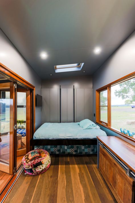 Tiny House Designed To Be Elderly / Disability / Mobility Friendly | Living Big In A Tiny House Accessible Home Design, Lift Bed, Bed Lifts, Barn Renovation, Elderly Woman, Live Big, Minimal Space, Storey Homes, Compact Living