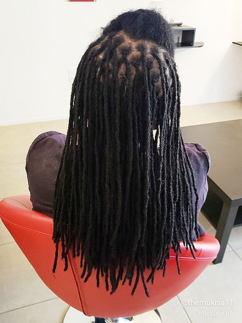 8 inch permanent loc extensions.   Website: mukisalocs@gmail.com Permanent Loc Extensions, Loc Extensions, Locs, Hair Ideas, Dreadlocks, Hairstyles, Hair Styles, Hair, Beauty