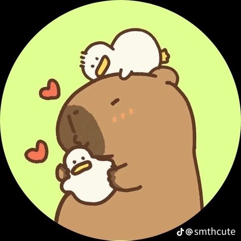 Capybara App Icon, Capybara Pfp, Capybara Sticker, Lockscreen Themes, Cartoon Heart, Purple Wallpaper Iphone, Pop Art Wallpaper, Cute Doodles Drawings, Art Diary