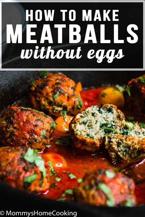 Turkey And Spinach Meatballs, Eggless Meatballs, Meatballs Without Eggs, Eggless Dinner, Homemade Turkey Meatballs, Homemade Meatballs Easy, Meatballs Dinner, Easy Turkey Meatballs, Turkey Meatballs Recipe