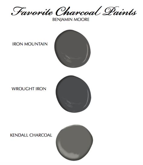 Wrought Iron Vs Kendall Charcoal, Iron Ore Vs Iron Mountain Paint, Bm Wrought Iron Coordinating Colors, Wrought Iron Accent Wall, Bm Iron Mountain, Stowe House, Wrought Iron Paint, Arched Doorways, Kendall Charcoal