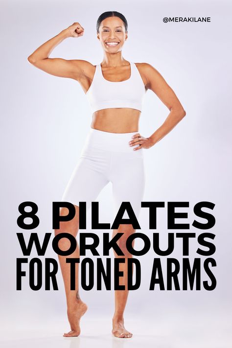 8 Pilates Arm Workouts to Tone Your Arms Slim Arm Workout Women, Arm Toning Exercises For Women, Pilates Arm Workout, Pilates Arms, Workouts To Tone, Burn Arm Fat, Arm Workout With Bands, Arm Toning Exercises, Tone Your Arms