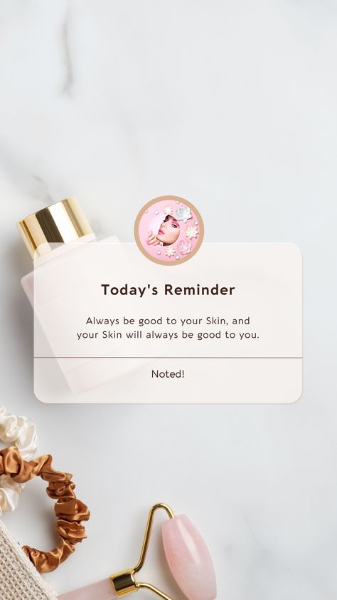 #reminder #health #motivation #skincare Reminder Skincare, Lash Tint And Lift, Reminder Design, Skincare Design, Lash Tint, Making A Vision Board, Skincare Quotes, Mild Cleanser, Clogged Pores