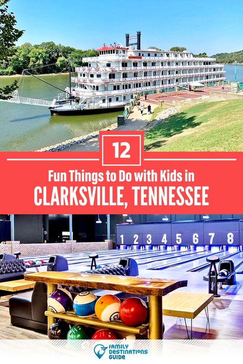 Dreaming about a family vacation to Clarksville, TN and looking for things to do? We’re FamilyDestinationsGuide, and we’re here to help: Discover the most fun things to do in Clarksville with kids - so you get memories that last a lifetime! #clarksville #clarksvillethingstodo #clarksvillewithkids #clarksvilleactivities Things To Do In Clarksville Tn, Things To Do In Knoxville, Tennessee Adventures, Tennessee Family Vacation, Tennessee Road Trip, Smokey Mountains Vacation, Clarksville Tennessee, Southern Travel, Tennessee Travel