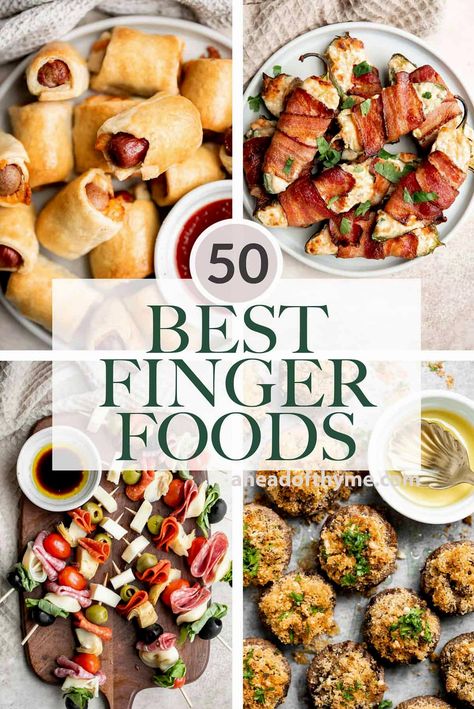 Dive into a world of flavors with our curated list of the top 50 finger foods perfect for any gathering. Whether you're hosting a casual get-together, a festive holiday party, or a sophisticated soirée, these bite-sized delights are sure to impress your guests. From savory to sweet, each recipe is crafted to be both delicious and easy to prepare, making your hosting experience as enjoyable as possible. Elevate your entertaining game with these crowd-pleasers that promise to leave everyone reaching for more. Recipes For Guests, Best Finger Foods, Grill Cheese Roll Ups, Honey Garlic Meatballs, Baked Coconut Shrimp, Bacon Wrapped Chicken Bites, Crescent Roll Pizza, Fried Mac And Cheese, Shrimp Cakes