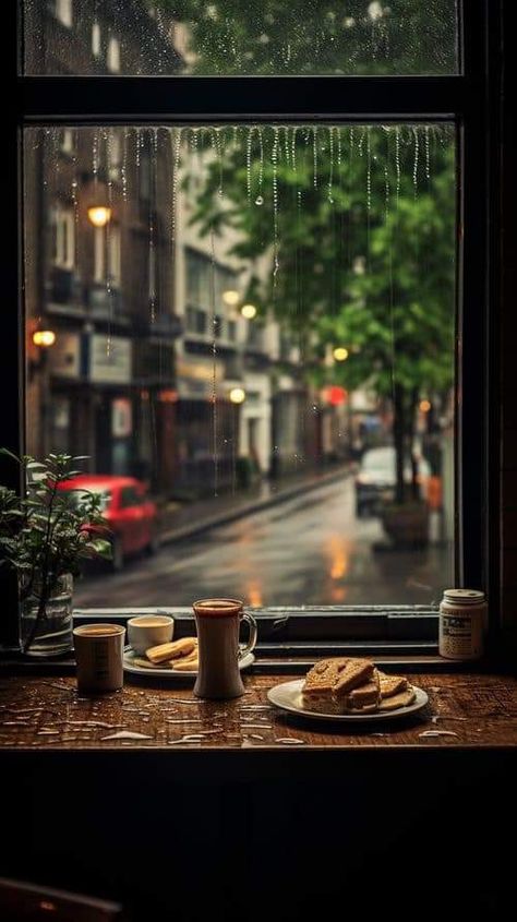 Author Aesthetic, Rain And Coffee, Cozy Rainy Day, Moody Vibes, Writing Corner, Rainy Day Aesthetic, Coffee Shop Aesthetic, The Art Of Storytelling, Fantasy Fiction