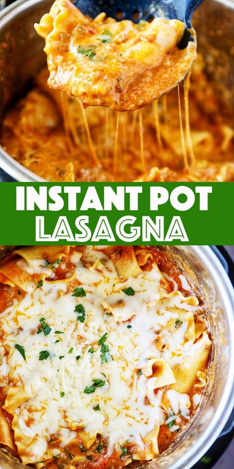 Lasagne Instant Pot, Lasagna Instant Pot Recipes, Ninja Foodie Lasagna, Instant Pot Lasagna Pasta, Easy Instant Pot Lasagna, Instant Pot Recipes Lasagna, Instant Pot Lazy Lasagna Recipe, Ip Lasagna Recipe, Insta Pot Lasagna Recipes