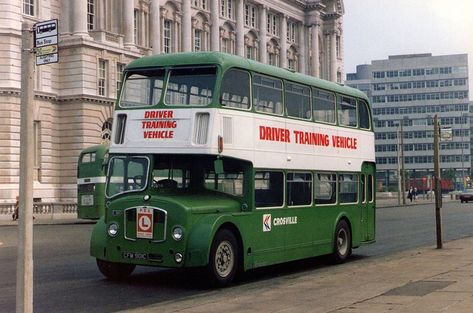 G 166 - CROSVILLE - CFM 901C - LIVERPOOL Pier Head   - Pic Jeff lloyd Crosville Buses, Old Liverpool Pubs, Liverpool Waterfront, Bus Coach, Classic Vintage, Buses, Liverpool, Train, Vehicles