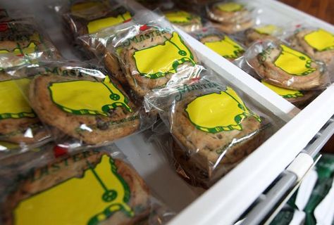 The Masters Masters Cookies, Masters Food, Masters Pimento Cheese, Masters Party, Palmetto Cheese, Snacks Sandwiches, Pimento Cheese Sandwiches, Southern Biscuits, Biscuit Sandwich