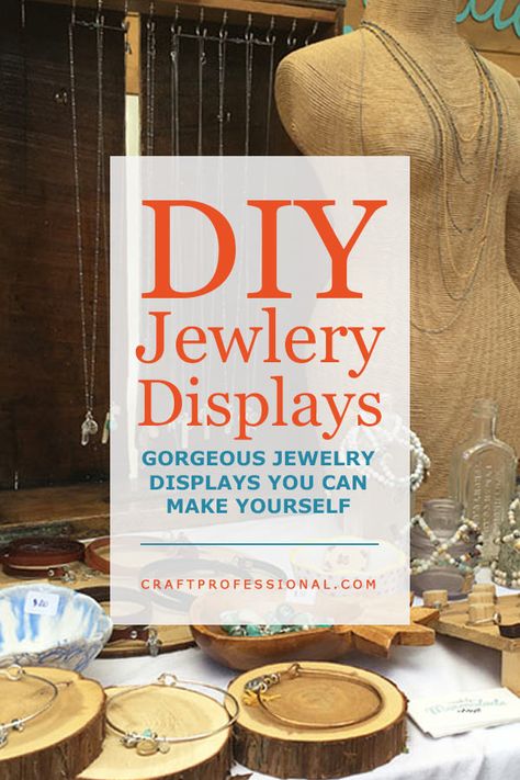 Clever portable jewelry display ideas for your next craft show. 8 jewelry booth photos with resources to recreate the look yourself. Portable Display Ideas, Anklet Display Ideas, Booth Jewelry Display Ideas, Jewelry Booth Set Up, Diy Jewelry Display Craft Show, Jewelry Display Ideas Craft Show, Jewelry Table Display Ideas, Jewelry Displays For Craft Shows, Bracelet Displays For Craft Shows