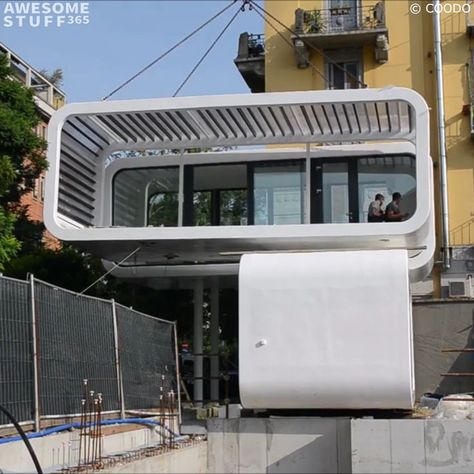 Portable Homes, Design Casa Piccola, Container Home Designs, Eco House Design, Modern Small House Design, Building A Container Home, Container House Plans, Portable House, Container House Design