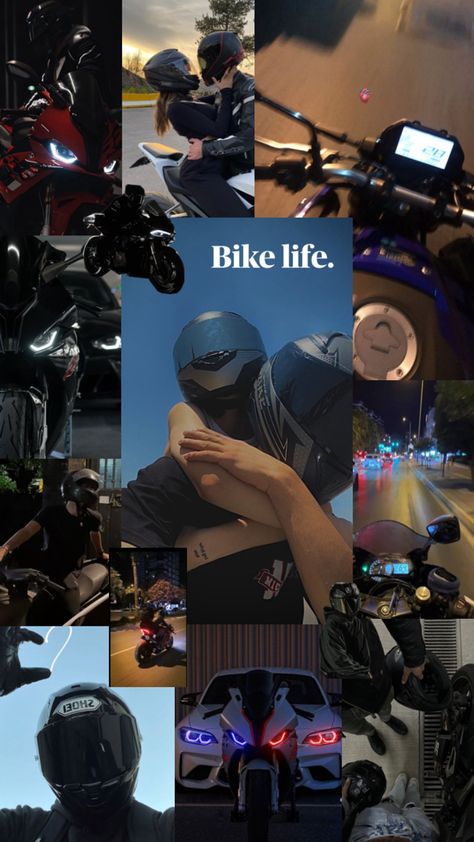 Collage moto Bike Aethstetic, Motorcycle Boys, Motorcycle Guy, Hot Biker Guys, Motos Bmw, Image Moto, Bike Aesthetic, Motorcycle Aesthetic, Biker Aesthetic