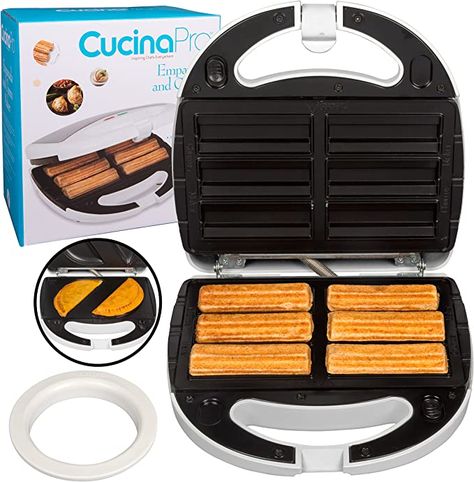 Churro Dessert, Fiesta Party Food, Empanada Discs, Empanada Maker, Churro Maker, Easy Dough, Best Waffle Maker, How To Make Quesadillas, Churros Recipe