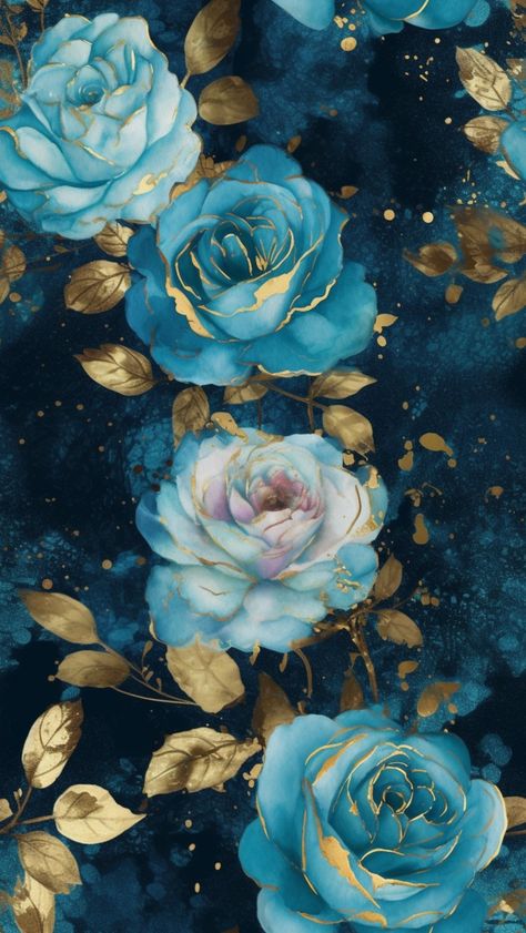 Teal Flowers Aesthetic, Ball Painting, Painting Background, Dragon Ball Painting, Art Gallery Wallpaper, Flower Art Images, Flower Background Wallpaper, Allegiant, Wallpapers Images