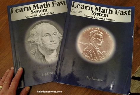 I started my son on a new math program last year #homeschooling: the Learn Math Fast System - I'm sharing my thoughts on it. Math Books For Elementary, Life Of Fred Math, Volume Math, M.a.t.h. Stations Math Rotations, Learn Math, Math Tutor, Fun Math Games, Math Help, Math Tricks