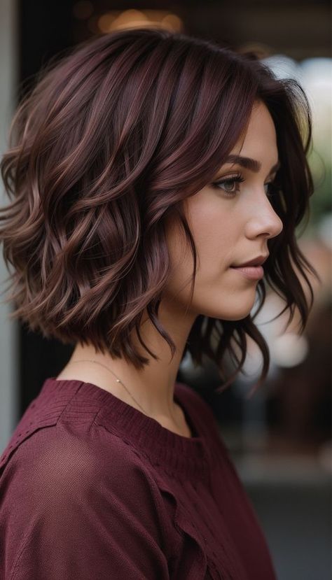 Medium Length Haircut Caramel Highlights, Shaggy Bob For Long Face, Edgy Short Hair For Plus Size Women, Womens Bob Haircuts 2023, Textured Bobs For Thick Hair, Sassy Haircuts Medium Choppy Layers, Best Cut For Fine Thinning Hair, Transition Shag Haircut, Woman’s Short Haircut