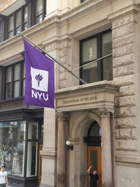 TISCH!  NYU. <3 Nyu Tisch Film, Nyu Tisch Drama, Nyu Business School, Nyu Tisch School Of The Arts, Nyu Tisch Aesthetic, New York University Aesthetic, Business School Aesthetic, New York High School, Tisch School Of The Arts