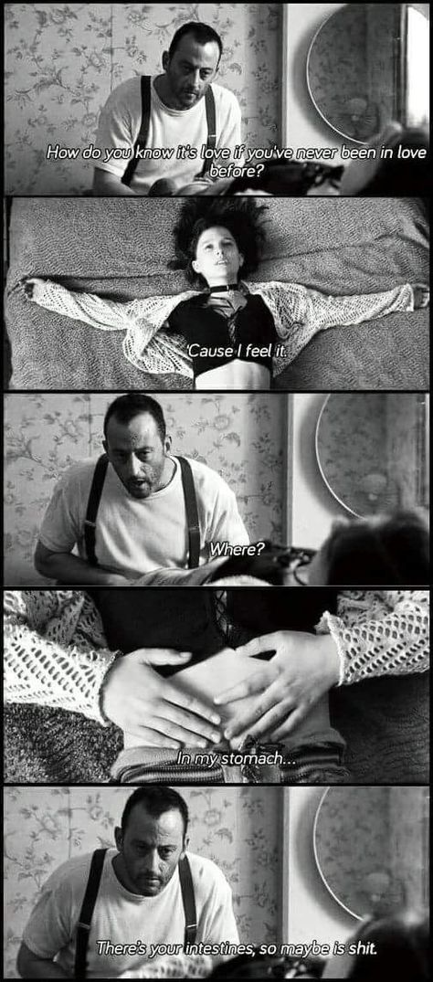 Léon: The Professional 💫Director: Luc Besson💫 Léon: The Professional, Leon The Professional Quotes, Professional Quotes, Leon The Professional, Cinema Quotes, Luc Besson, Jean Reno, Dry Humor, Movies Quotes