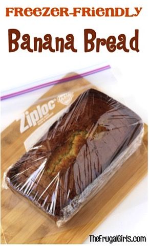 Frugal Girls Recipes, Breakfast Banana Bread, Stock The Freezer, Freezer Friendly Breakfast, Heart Bread, Banana Bread Muffin Recipe, Recipes Cupcakes, Best Pumpkin Bread Recipe, Breakfast Banana