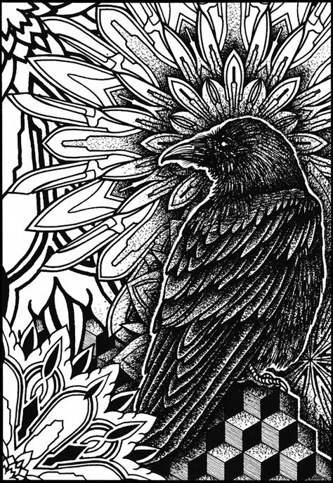 Thomas Hooper Thomas Hooper Tattoo, Hopper Tattoo, Crow Pictures, Thomas Hooper, Ink On Watercolor, Mandala Symbols, Mark Tattoo, Saved Tattoo, Wicked Tattoos