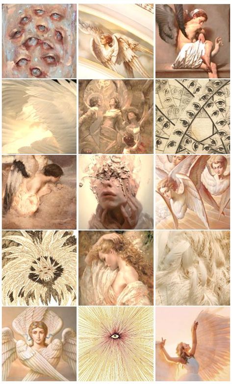 anegl angelcore etherial light academia biblically accurate peach pale golden wings feathers melting eyes Angel Academia, Angelic Color Palette, Angelic Moodboard, Angel Moodboard, Golden Angelic Aesthetic, Adopt Idea, Angel Aesthetic, Midsummer Nights Dream, Mood Board Inspiration