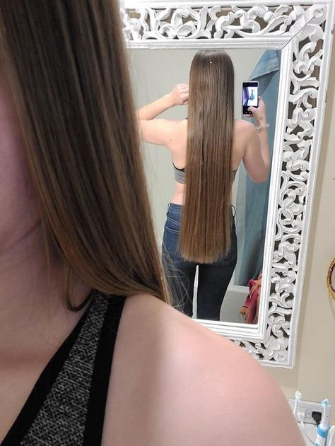 19 People Decided to Grow Long Hair, and the Results Are Incredible Growing Long Hair, Shave My Head, Natural Highlights, Really Long Hair, Grow Long Hair, Hair Advice, Long Locks, Very Long Hair, Dark Brown Hair