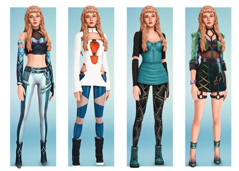 Sci Fi Outfits, Alien Clothes, Sims 4 Stories, Los Sims 4 Mods, Body Outfit, Pelo Sims, Sims 4 Game Mods, The Sims 4 Download, Sims 4 Teen