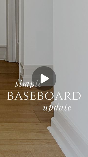 24K likes, 542 comments - oakandgrain_refinishing on November 29, 2022: "What do you think? Will you try this trick? It’s pretty crazy what a small, NO DEMO baseboard update can do to a space. It just looks so much richer 🤍

#baseboard #trimwork #diyprojects #diyinspiration #diyinterior". Wide Baseboard Trim Ideas, Baseboards And Trim Color Ideas, Craftsman Baseboard Trim, Craftsman Style Baseboards, Modern Baseboards And Trim, Baseboard Trim Styles, Simple Baseboards, Baseboards And Trim Ideas, Bathroom Baseboard