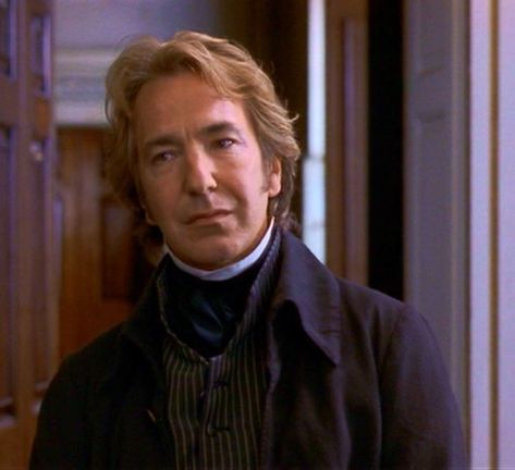 Colonel Brandon from Sense and Sensibility: Colonel Brandon Alan Rickman, Colonel Brandon, Alan Rickman Movies, Avengers Film, Sense And Sensibility, Young Leonardo Dicaprio, Lady Luck, The Way He Looks, Mr Darcy