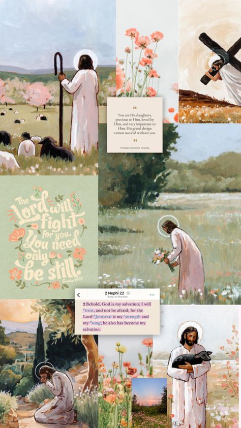 art by paige payne creations-collage made by me Scripture Study Lds, Lds Scriptures, Church Aesthetic, Jesus Artwork, Christ Quotes, Jesus Christ Art, Church Quotes, Frases Tumblr, Christian Posters