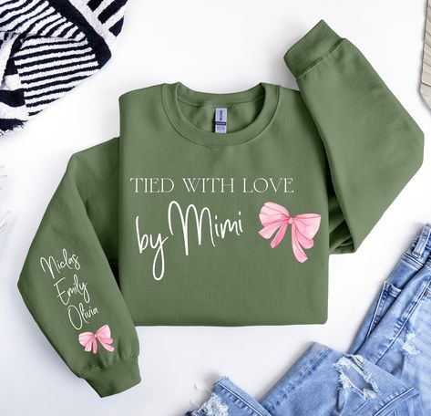 Coquette Sweatshirt, Nana Sweatshirt, Nana Grandma, Pregnancy Announcement Gifts, Pregnancy Announcements, Cute Sweater, The Ultimate Gift, Cute Sweaters, Moon Child