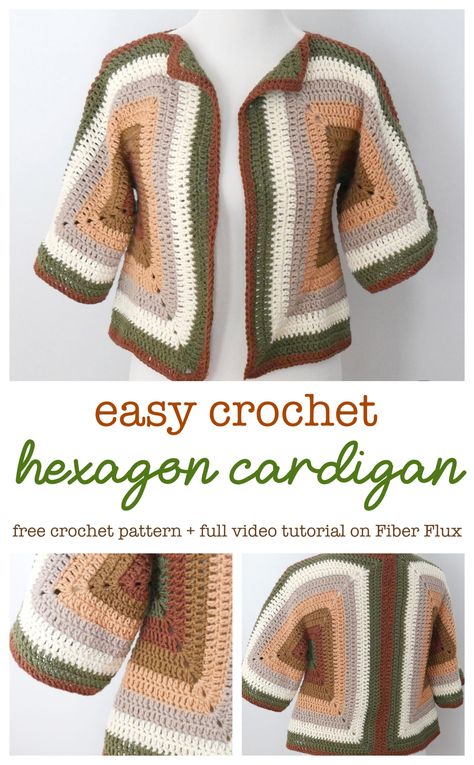 Crochet Hexagon Shirt Free Pattern, Solid Hexagon Cardigan Crochet Pattern, Baby Hexagon Cardigan, Crochet Hexi Cardigan Pattern Free, Hexi Cardi Crochet Pattern Free, Hexagon Sweater Crochet Pattern, Hexagon Cardigan Crochet Pattern Free, Hexi Cardigan, Hexagon Crochet Cardigan