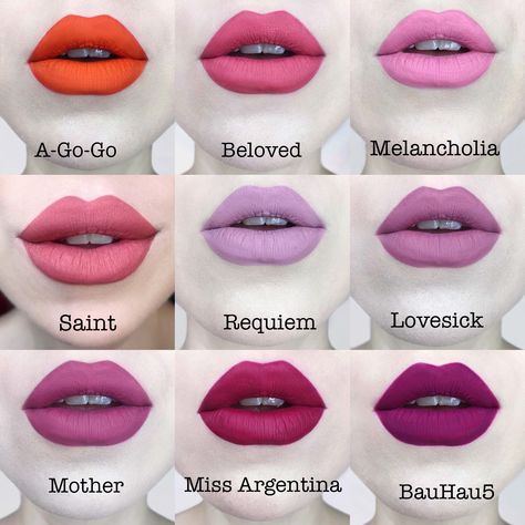 Kat Von D - Everlasting Liquid Lipstick Kat Von D Lipstick, Lipstick Liquid, Lip Colours, Lipstick Art, Creme Lipstick, Makeup On Fleek, Makeup Swatches, Kat Von, Lipstick Makeup