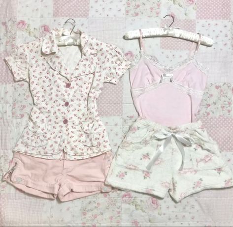 cr: pxnky.777 Himekaji Outfits Summer, Kawaii Summer Outfits, Dollcore Outfits, Himekaji Outfits, Coquette Clothes, Fashion Coquette, Really Cute Outfits, Kawaii Clothes, Girly Outfits