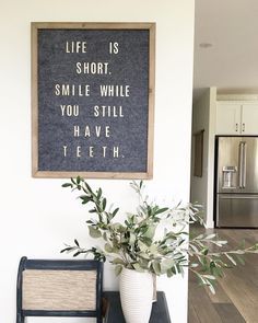 DIY Letterboard on Instagram from The Concrete Cottage Board Quotes Funny, Diy Letterboard, Letter Board Quotes Funny, Concrete Cottage, Letterboard Ideas, Letter Board Quotes, Board Sayings, Letterboard Quotes, Message Board Quotes